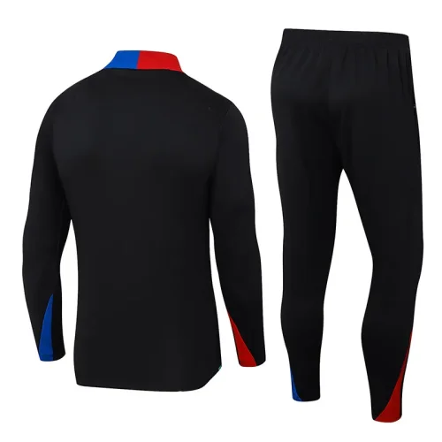 24-25 BAR Black Half Pull Tracksuit (半拉链)