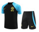 23-24 INT Black Training Short Suit (蓝袖）