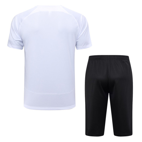 23-24 Corinthians White Training Short Suit #D776 (七分裤）