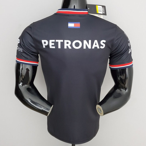 2022 F1 Formula One Mercedes Black Racing Suit(圆领)