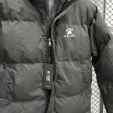 24-25 MF7 KELME Black Hooded Cotton Coat #棉衣