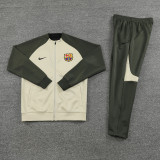 23-24 BAR Beige Yellow Jacket Tracksuit