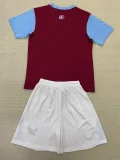 24-25 Burnley Home Kids Soccer jersey