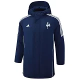 24-25 Atletico Mineiro Royal Blue Hooded Windbreaker Fabric Cotton Coat #G217
