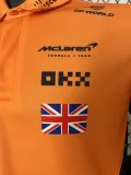 2024 McLaren #4 Polo Yellow Black Racing Suit (有领)