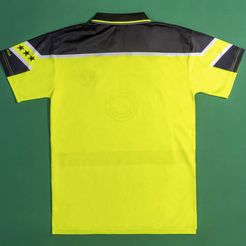 1996-1997 Dortmund UCL Home Retro Soccer Jersey