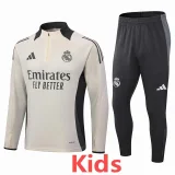 24-25 RMA Beige Kids Half Pull Tracksuit (童装)(半拉链)