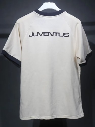 24-25 JUV Milky white Casual Retro Edition T-Shirts (High Quality)