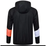 24-25 Marseille Black Windbreaker