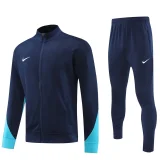2024 NK Royal blue Jacket Tracksuit #2306(深蓝袖)
