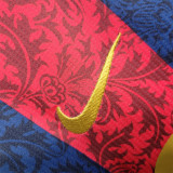 23-24 BAR Special Edition Red Blue Training Shirts (印花)
