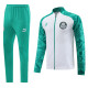 23-24 Palmeiras White Green Jacket Tracksuit #02