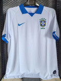 2019-2020 Brazil White Away Retro Soccer Jersey