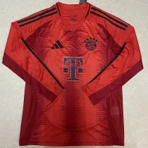 24-25 Bayern Home Long Sleeve Soccer Jersey (长袖)