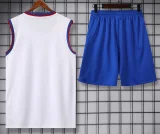 24-25 BAR White Tank top and shorts suit