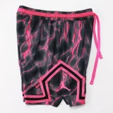 C2440 Jordan Grey Red Casual Short Pants