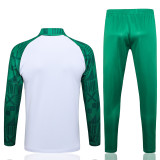 23-24 Palmeiras White Green Jacket Tracksuit #A659