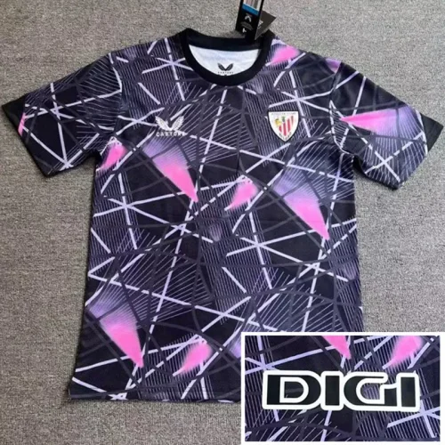 24-25 Bilbao Purple Black Training shirts