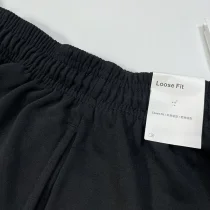 M001 Jordan Black Pure Cotton Fabric Casual Short Pants *黑标