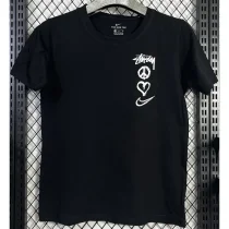 T126 联名 Black High Quality Casual T-Shirt T126 联名 Black High Quality Casual T-Shirt