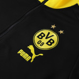 23-24 Dortmund Black Jacket Tracksuit #06