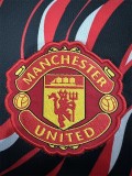 24-25 Man Utd Red Black Fans Training shirts