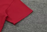 24-25 Bayern Red Training Short Suit (100%Cotton)纯棉