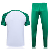 23-24 Palmeiras White Short-sleeved Trouser Suit #C1014
