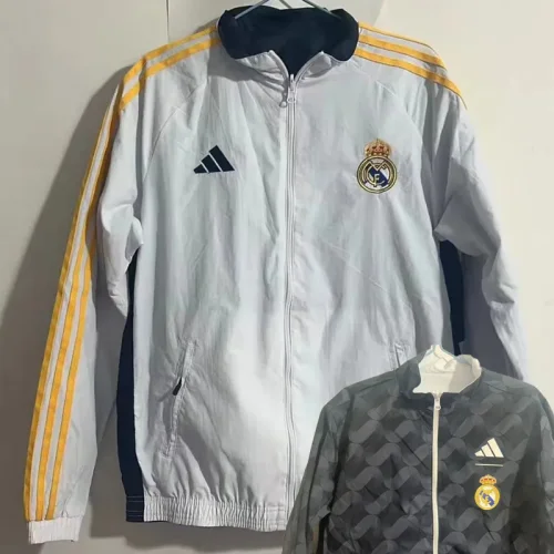 2024 RMA White & Black Double Sided Windbreaker (双面刺绣)(双面风衣)
