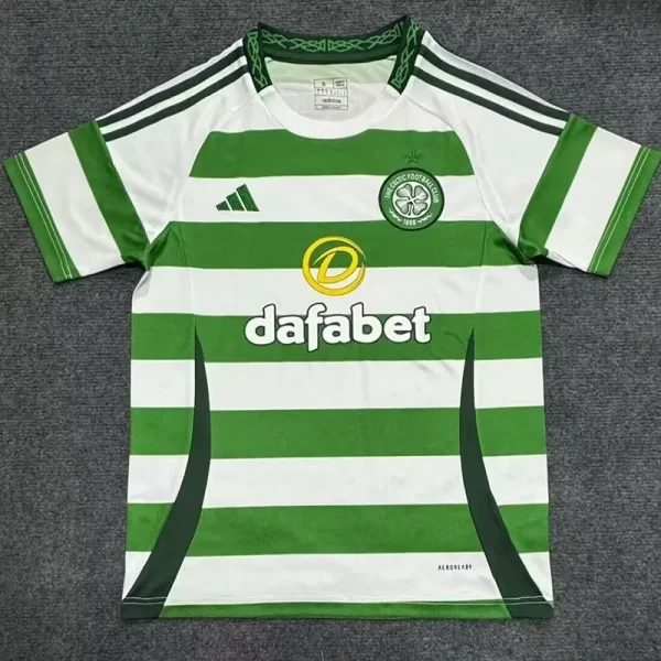 24-25 Celtic Home   Fans Soccer Jersey