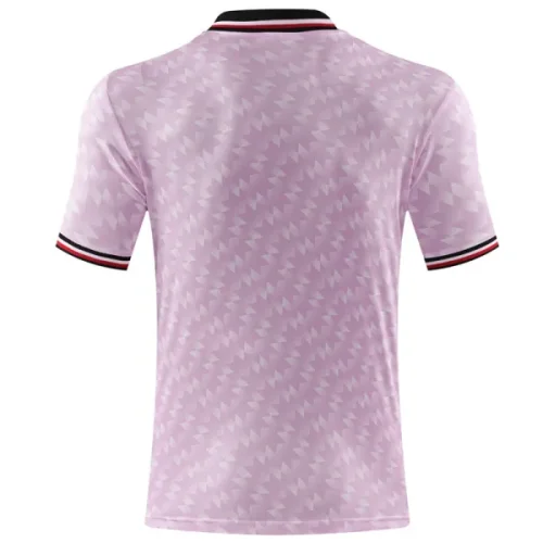 25-26 Man Utd Pink Polo Short Sleeve