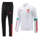 23-24 Man Utd White Jacket Tracksuit #05