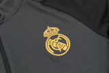23-24 RMA Gray Black Half Pull Tracksuit (半拉链)