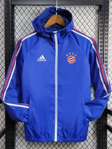 24-25 Bayern Blue Windbreaker