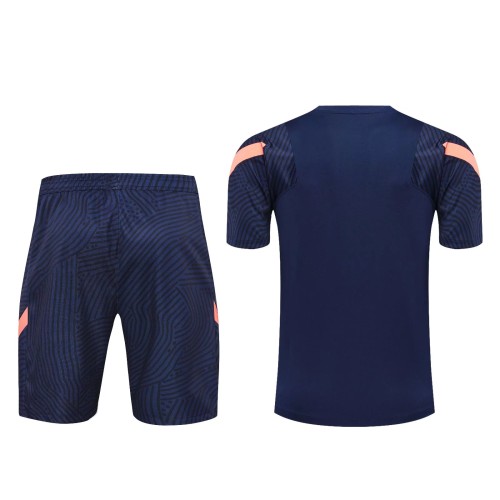 23-24 ottenham Short Sleeve Training Suit with Shorts Set