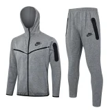 24 AD Grey Hoodie Jacket Tracksuit #F586