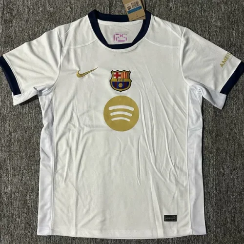 24-25 BAR White Special Edition Fans Training shirts*金广告