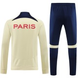 23-24 PSG Beige Jacket Tracksuit