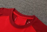 24-25 LIV Red Training Short Suit (100%Cotton)纯棉