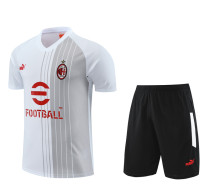 23-24 ACM White Training Short Suit
