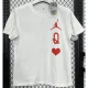 T179 Jordan White High Quality Casual T-Shirt #爱心