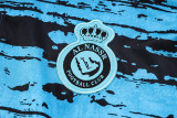 2023 Al-Nassr Blue Black Kids Half Pull Tracksuit (童装) (半拉链)