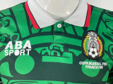 1998 Mexico Home Retro Soccer Jersey