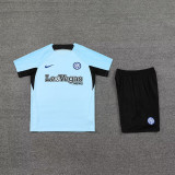 23-24 INT Light Blue Training Short Suit