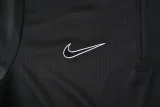 24-25 Al-Nassr Black Half Pull Tracksuit (半拉链)
