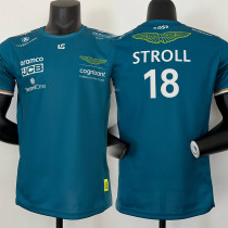 2023 F1 Aston Martin #18 Green Racing Suit(圆领18号)