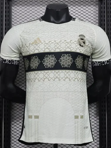 24-25 RMA Cream Color Casual Edition Player Version Training Shirts