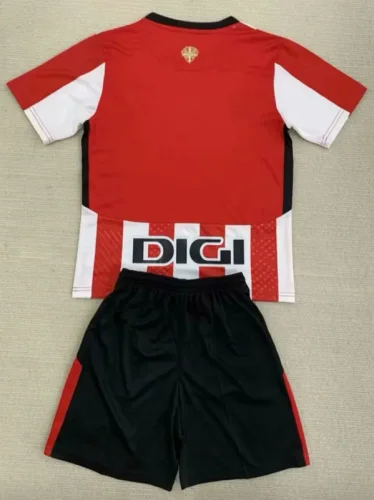24-25 Bilbao Home Kids Soccer Jersey