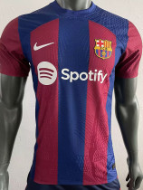 23-24 BAR Home Player Version Soccer Jersey