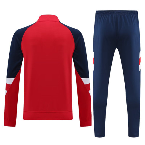 23-24 Ajax Red Half Pull Tracksuit (半拉链)
